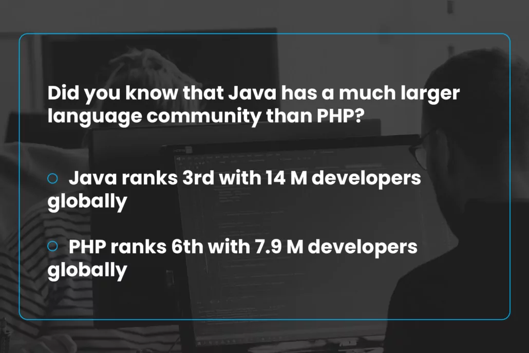 PHP vs Java Stats
